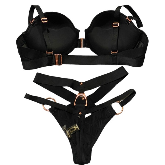 Honey Birdette Intimates & Sleepwear Honey Birdette Carter Black